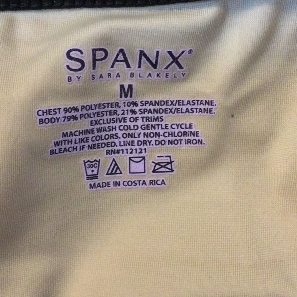 M SPANX Black Camisole Shapewear Top - Picture 14 of 14